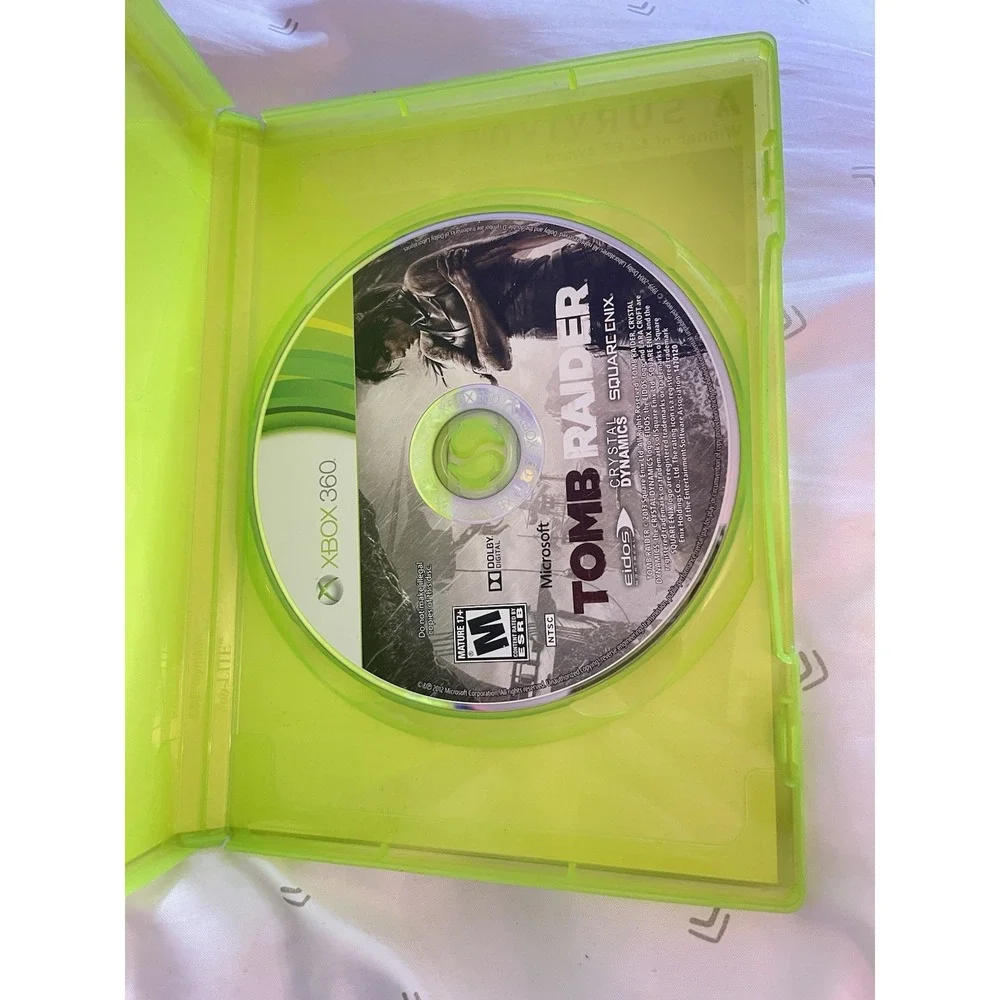 Tomb Raider Microsoft Xbox 360 Crystal Dynamics Complete With Manual Good‎